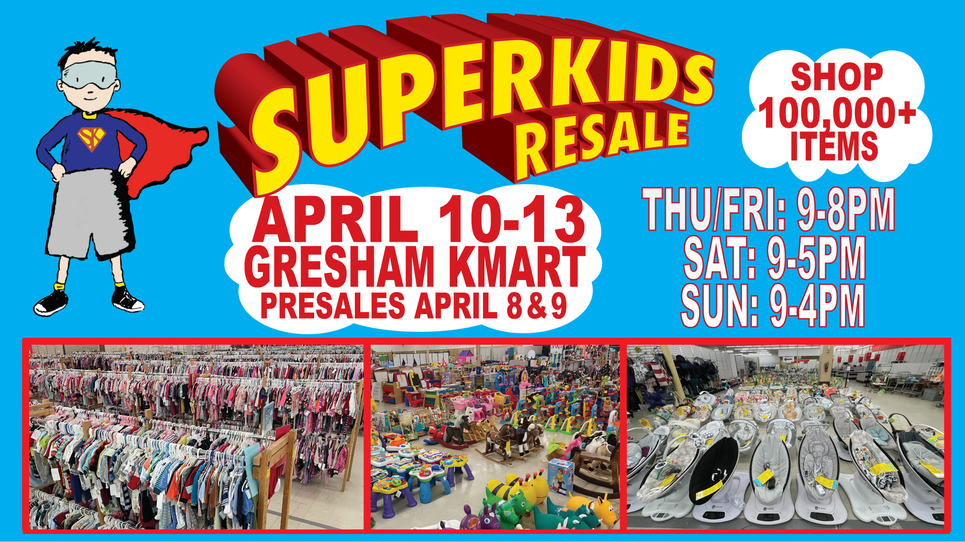 SuperKids Resale Spring 2025 Sale Kids Out and About Portland